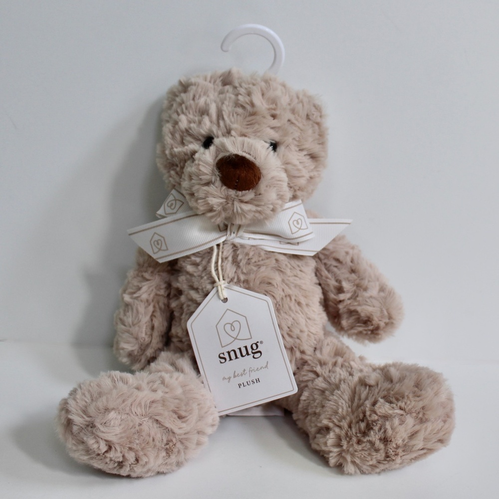 Snug Teddy Bear Plush Stuffed Animal Lovey Soft Baby Toy 12" Medium NEW